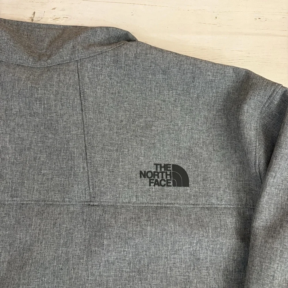 The North Face Apex Barrier Softshell Jacket Mens 2XL Heather Gray NF0A3LGT